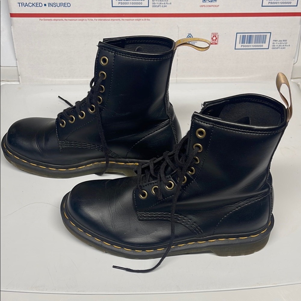 Dr. Martens Black Combat Boots
